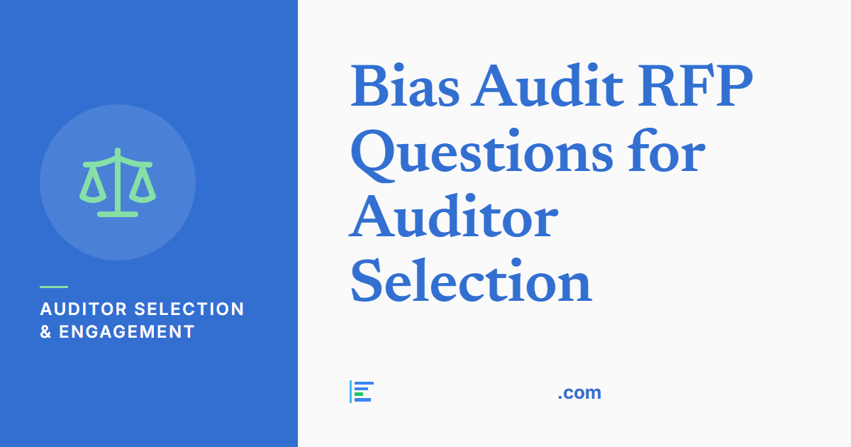 Bias Audit RFP Questions for Auditor Selection