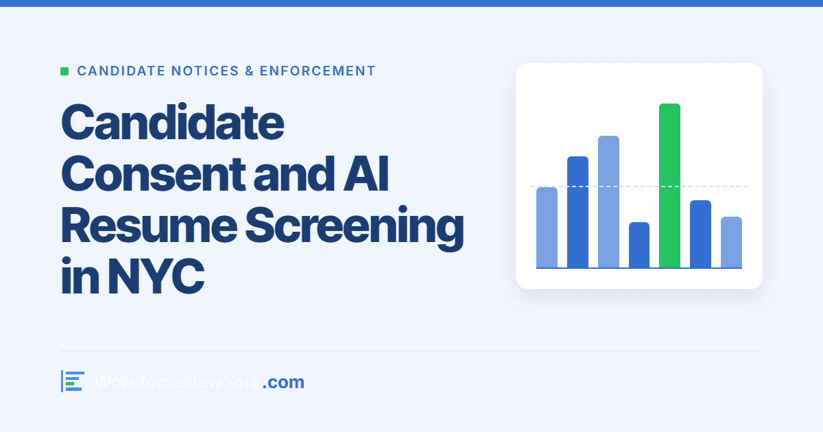 Candidate Consent and AI Resume Screening in NYC