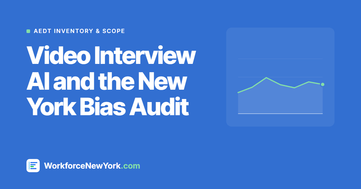 Video Interview AI and the New York Bias Audit