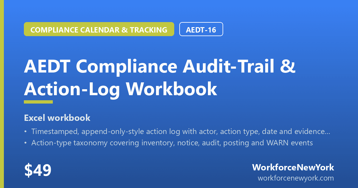 AEDT Compliance Audit-Trail & Action-Log Workbook